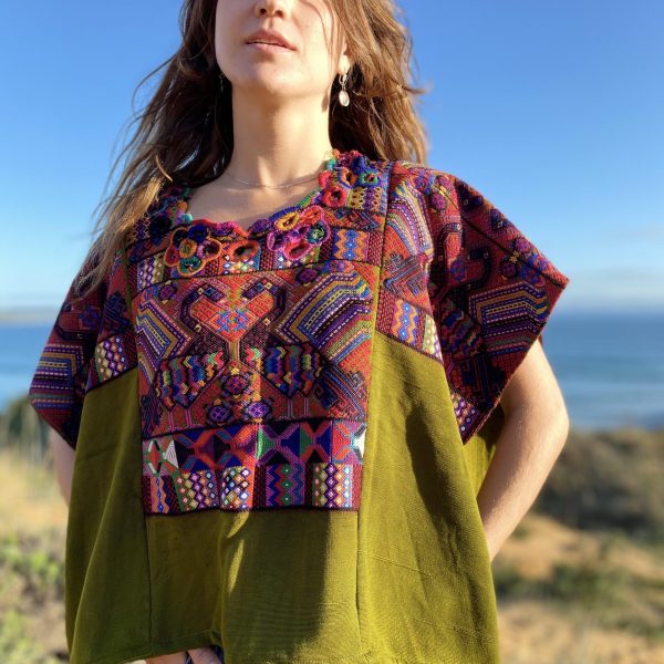 Original Huipil Vintage Green