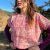 Original Huipil Vintage Pink