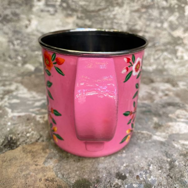 Taza Eco-Friendly Acero Inox Rosa Tropical