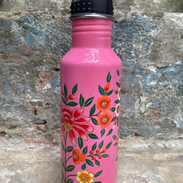 Cantimplora Eco-Friendly Acero Inox Rosa Tropical