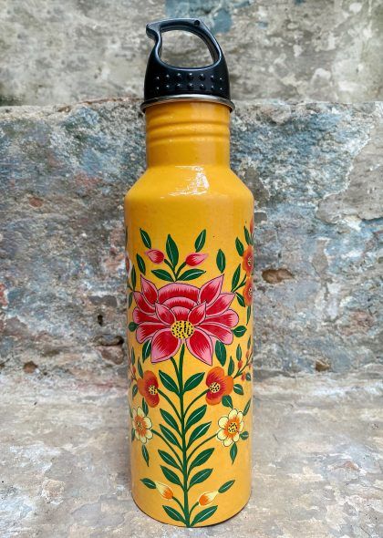 Cantimplora Eco-Friendly Acero Inox Amarilla
