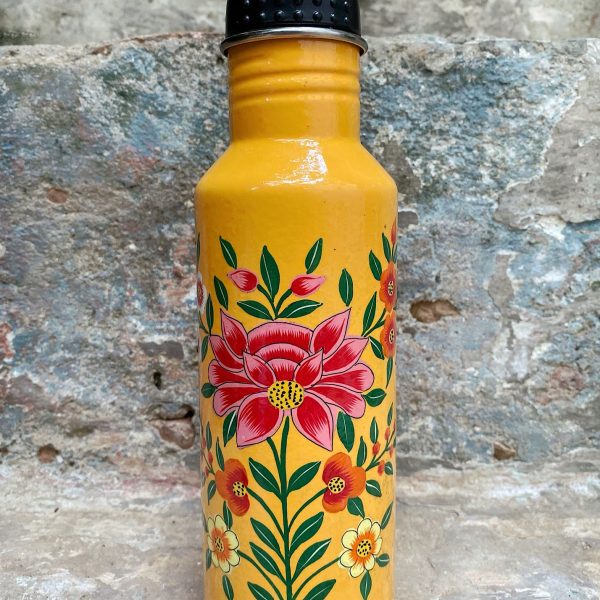 Cantimplora Eco-Friendly Acero Inox Amarilla