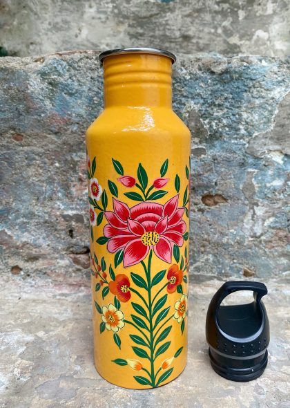 Cantimplora Eco-Friendly Acero Inox Amarilla