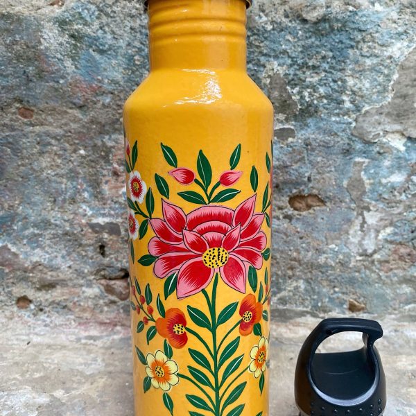 Cantimplora Eco-Friendly Acero Inox Amarilla