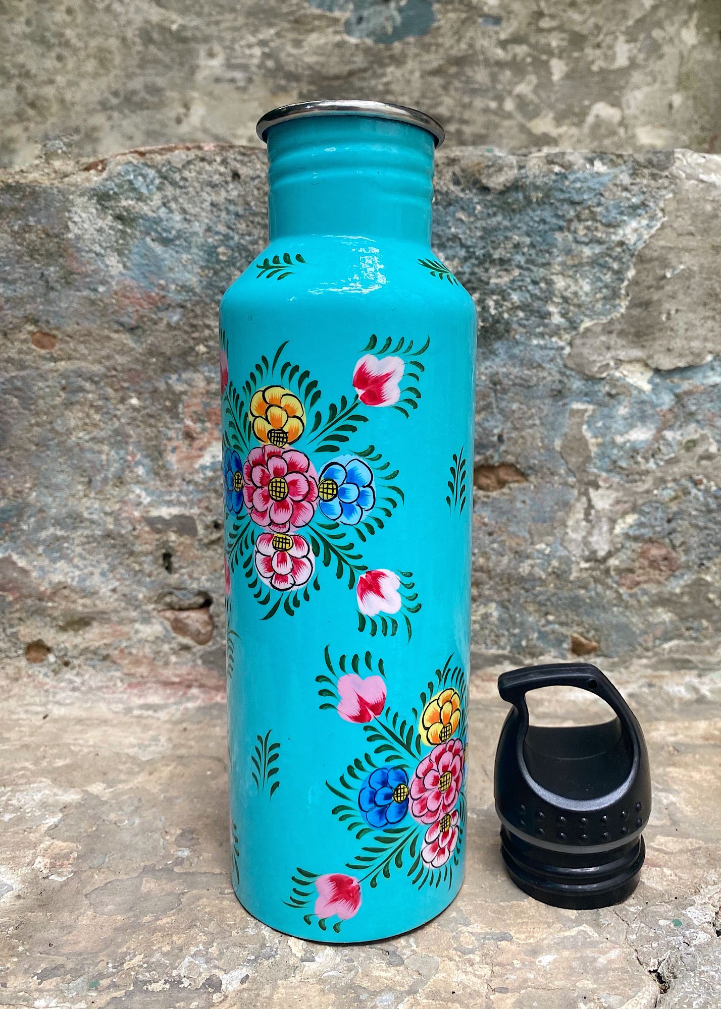 Cantimplora Eco-Friendly Acero Inox Aguamarina · Globe Tarifa