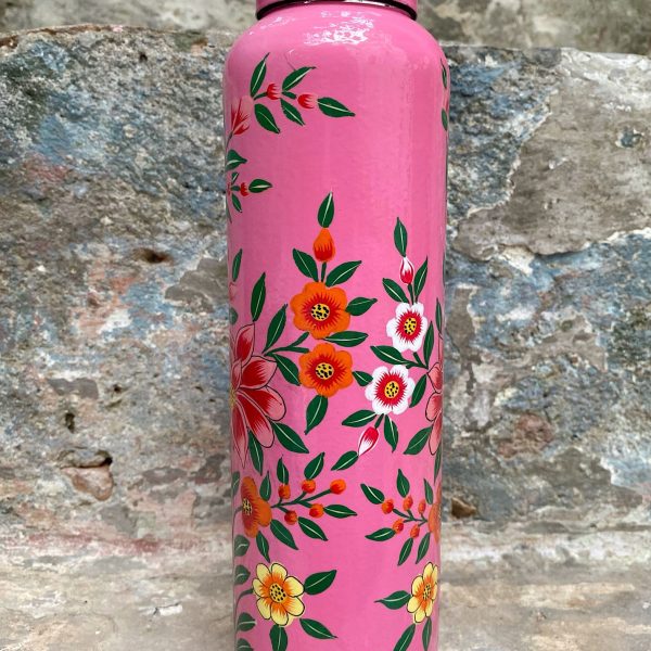 Botella Eco-Friendly Acero Inox Rosa · GlobE Tarifa
