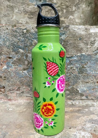 Cantimplora Eco-Friendly Acero Inox Verde Tropical