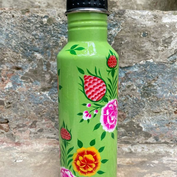 Cantimplora Eco-Friendly Acero Inox Verde Tropical