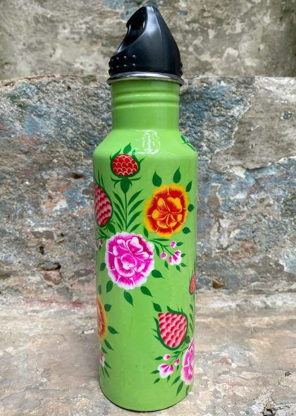 Cantimplora Eco-Friendly Acero Inox Verde Tropical