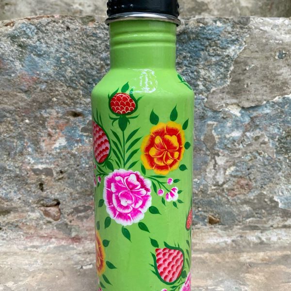 Cantimplora Eco-Friendly Acero Inox Verde Tropical