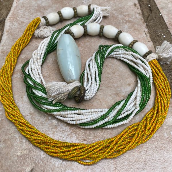 COLLAR REWORK AGATA BLANCA