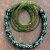 COLLAR REWORK PERLE A LUME VERDE NEGRO