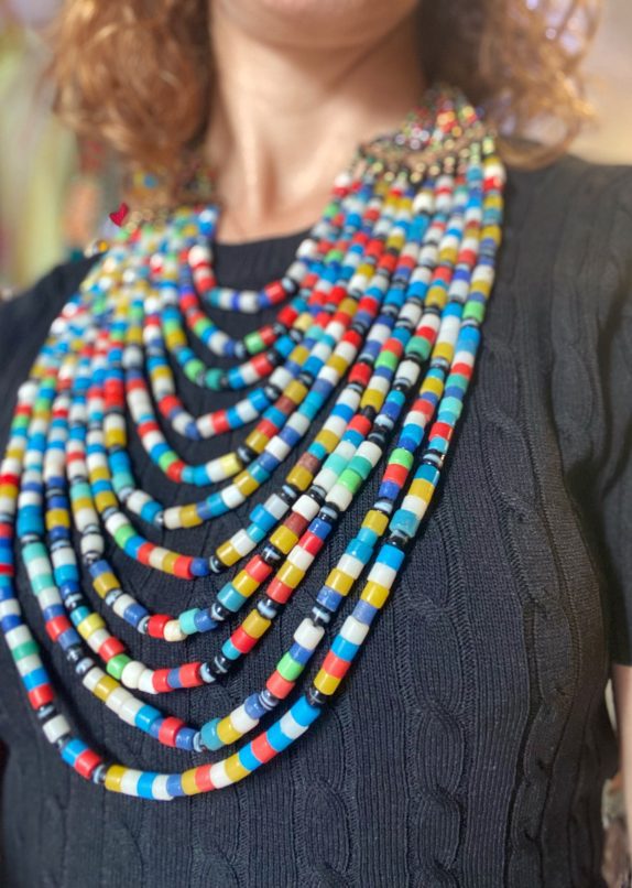 COLLAR REWORK MULTICOLOR AFRICA