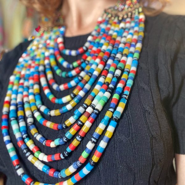 COLLAR REWORK MULTICOLOR AFRICA