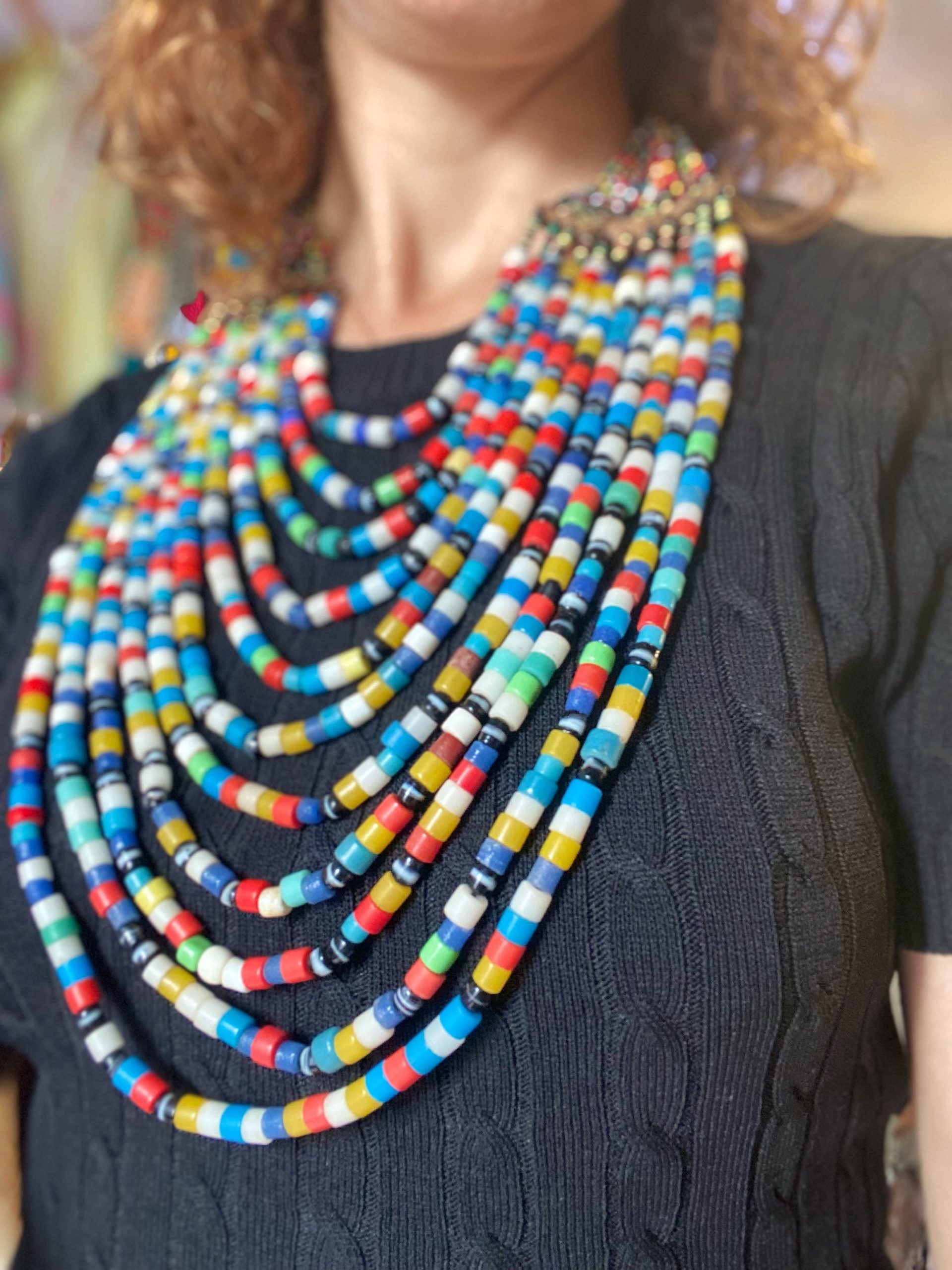 COLLAR REWORK MULTICOLOR AFRICA