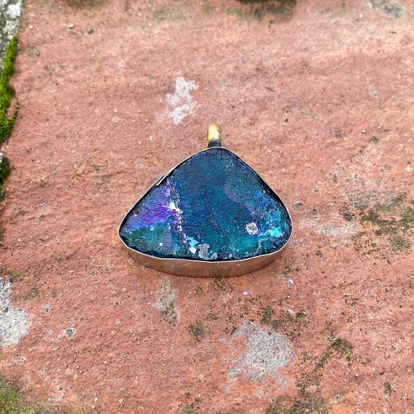 Colgante Cristal Romano Galaxia