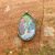 Colgante Cristal Romano Galaxia Verde