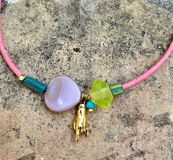 Collar Nacre rosa