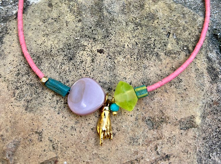 Collar Nacre rosa