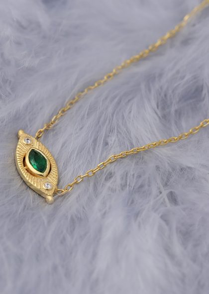Colgante Evil Eye Esmeralda