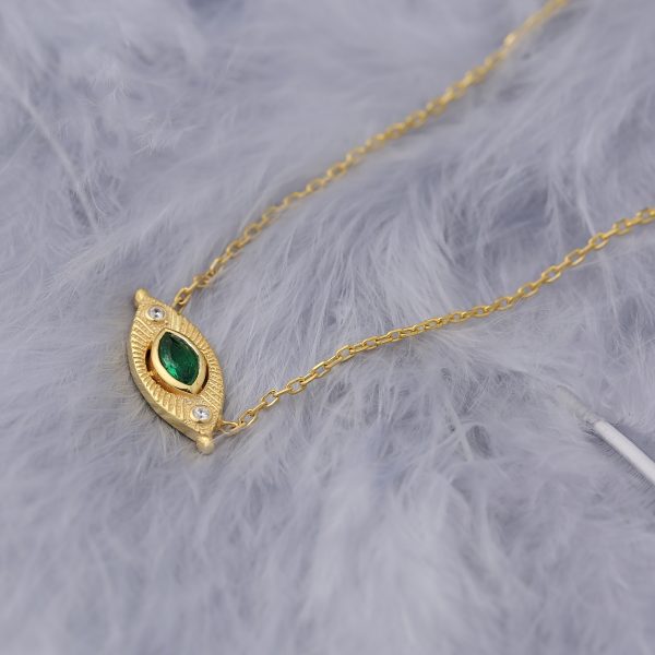 Colgante Evil Eye Esmeralda