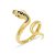Anillo protección Serpienta Zafiro