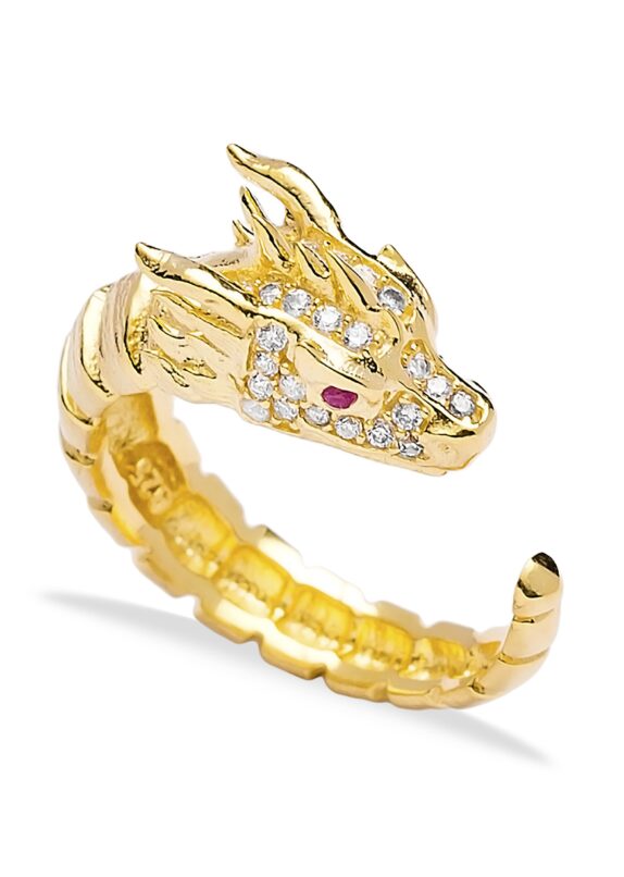 Anillo Protección Dragón Rubí GlobE Tarifa