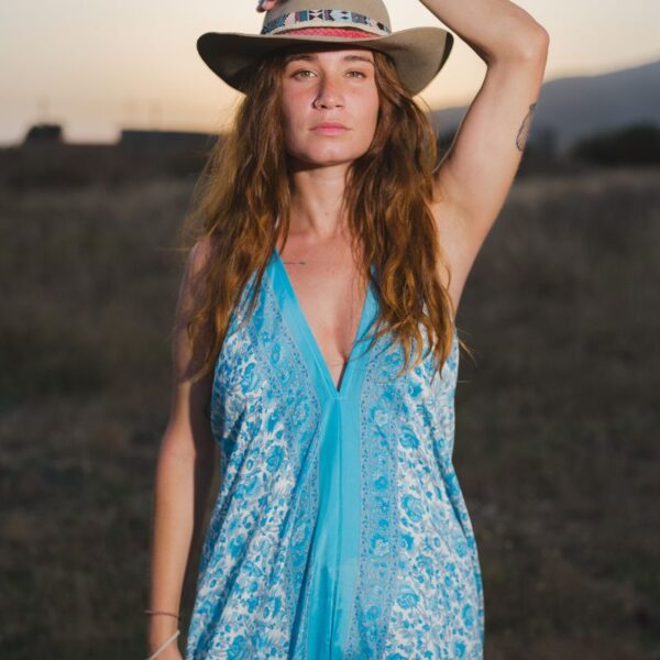 Magic Dress seda azul