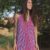 Magic dress seda India morado