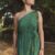 Magic dress seda verde oro